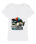 Weekend Hooker Tricou mânecă scurtă guler V Damă Evoker