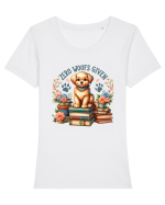 Zero Woofs Given Tricou mânecă scurtă guler larg fitted Damă Expresser