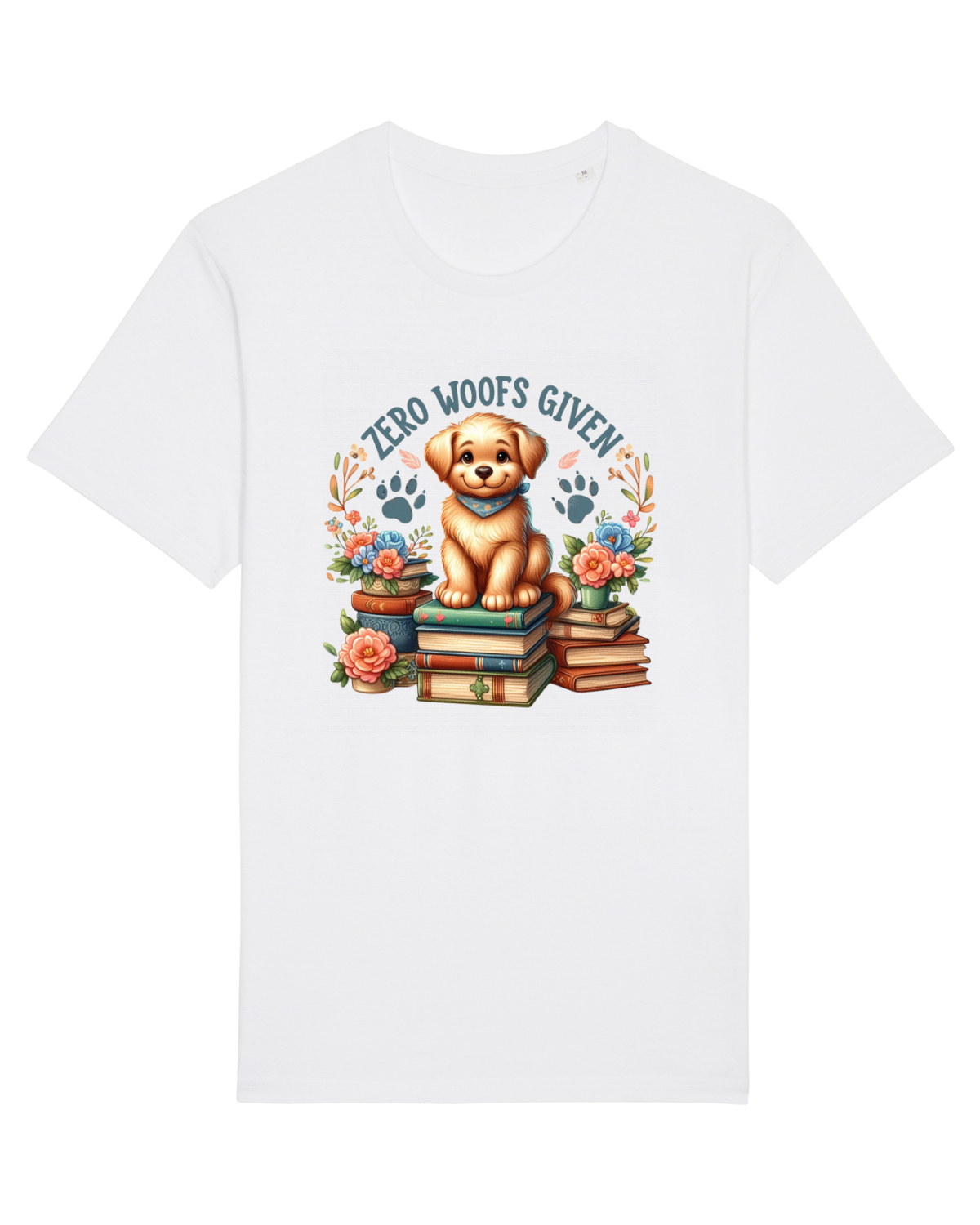 Tricou mânecă scurtă Unisex Rocker White