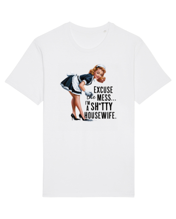pentru soție cu atitudine - Excuse the mess White