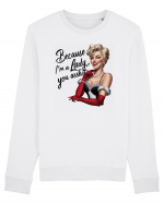 pentru femei cu atitudine - Because I am a lady Bluză mânecă lungă Unisex Rise