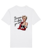 pentru femei cu atitudine - Because I am a lady Tricou mânecă scurtă Unisex Rocker