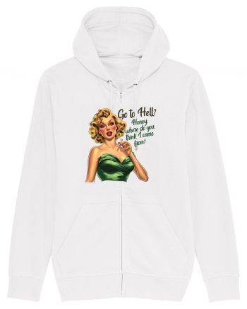 pentru femei cu atitudine - Go to hell White