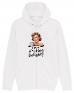 pentru femei cu atitudine - I am a delight Hanorac cu fermoar Unisex Connector