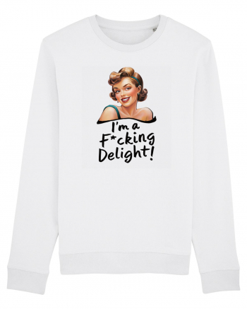pentru femei cu atitudine - I am a delight White
