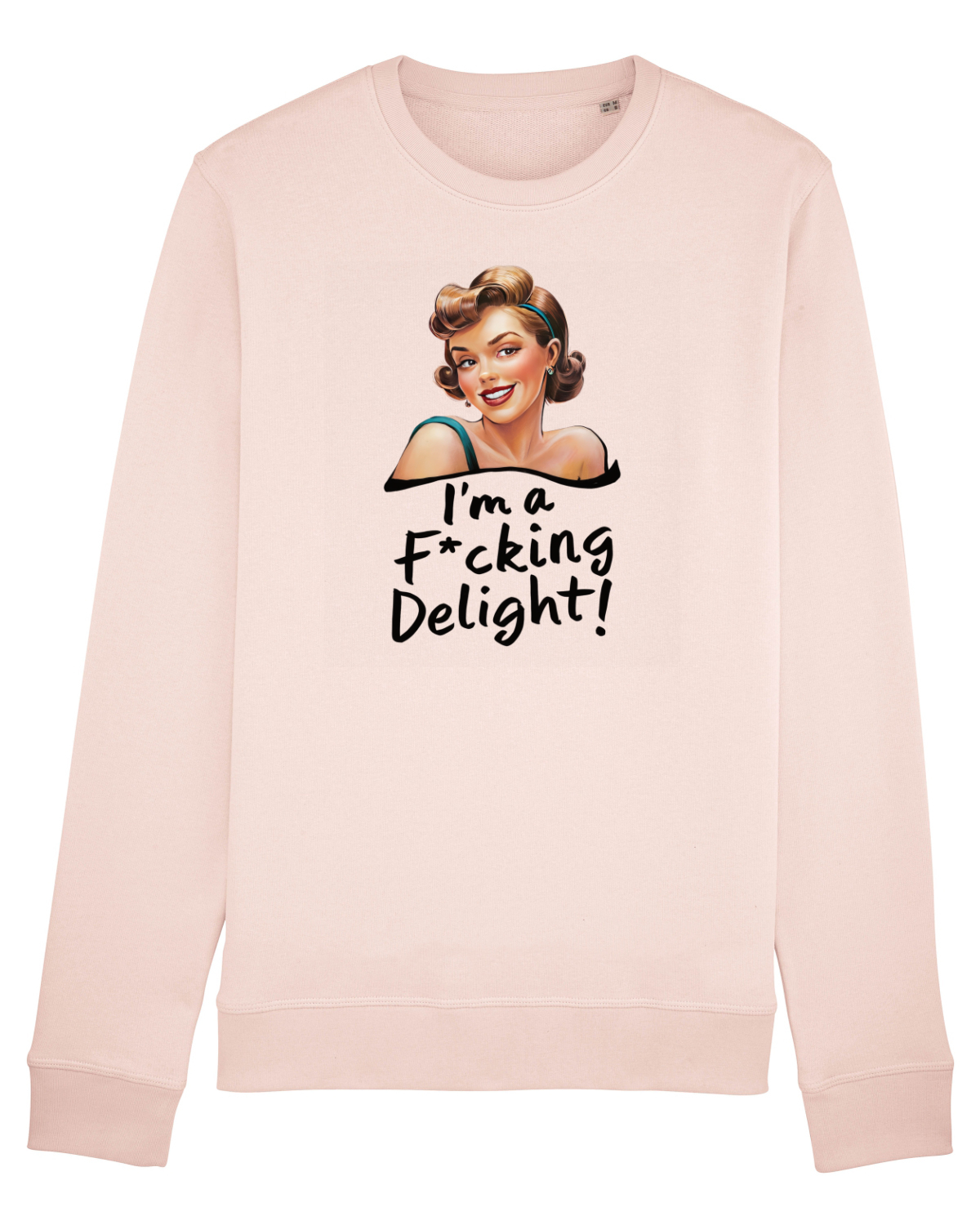Bluză mânecă lungă Unisex Rise Candy Pink