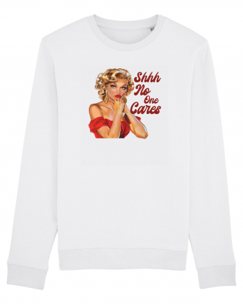 pentru femei cu atitudine - Shhh - no one cares White