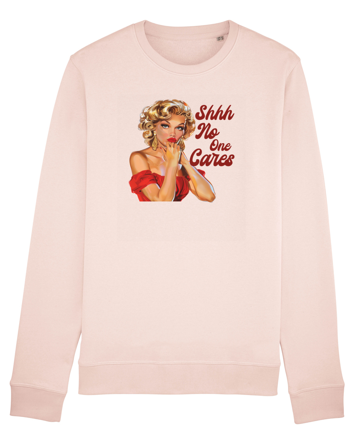 Bluză mânecă lungă Unisex Rise Candy Pink