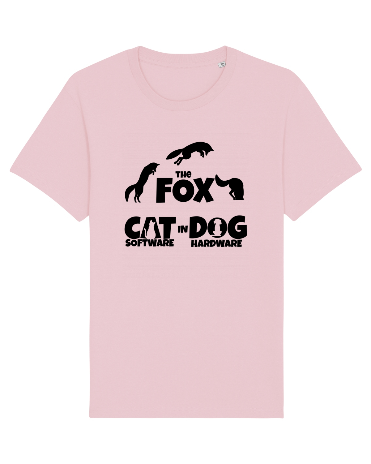 Tricou mânecă scurtă Unisex Rocker Cotton Pink