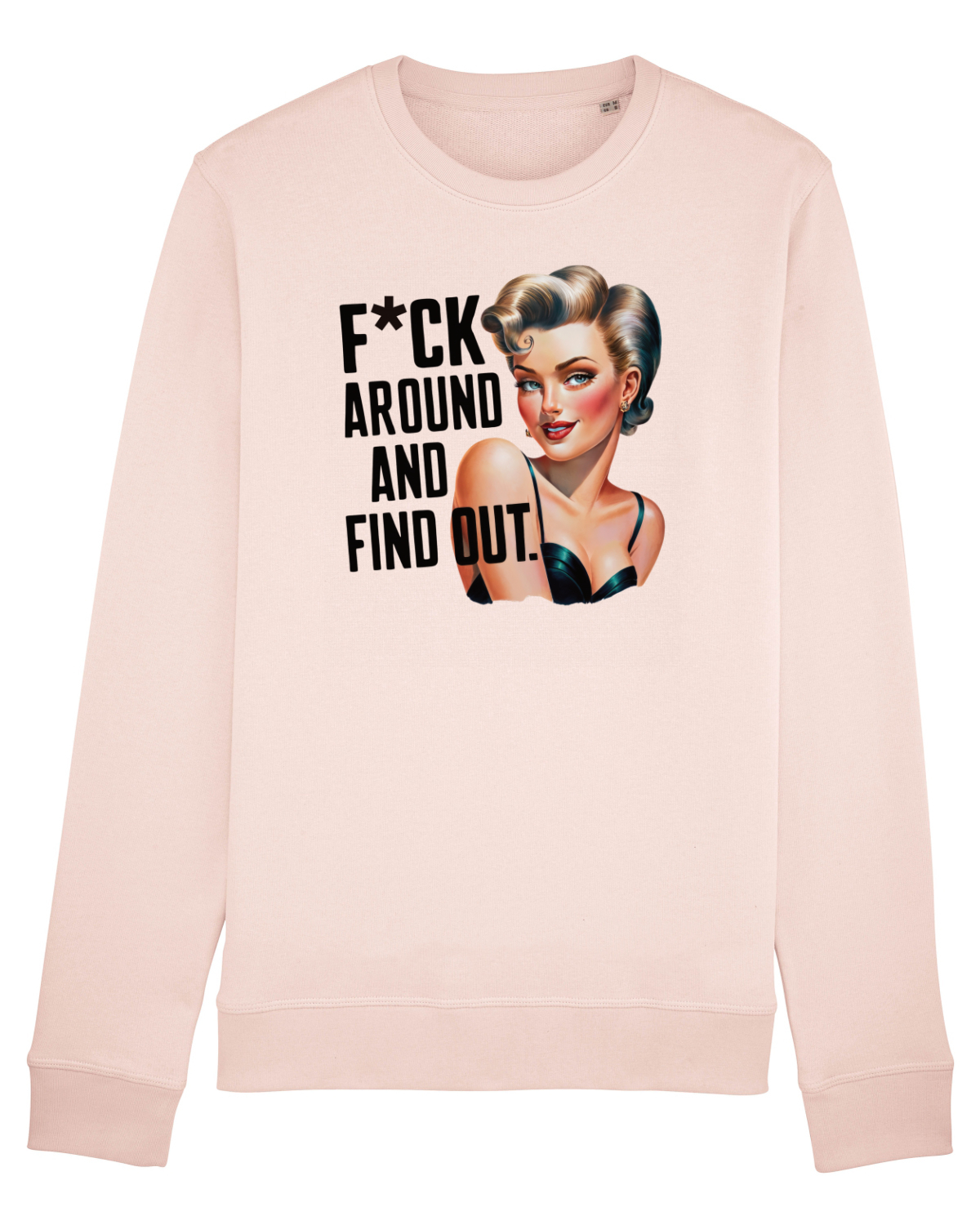 Bluză mânecă lungă Unisex Rise Candy Pink