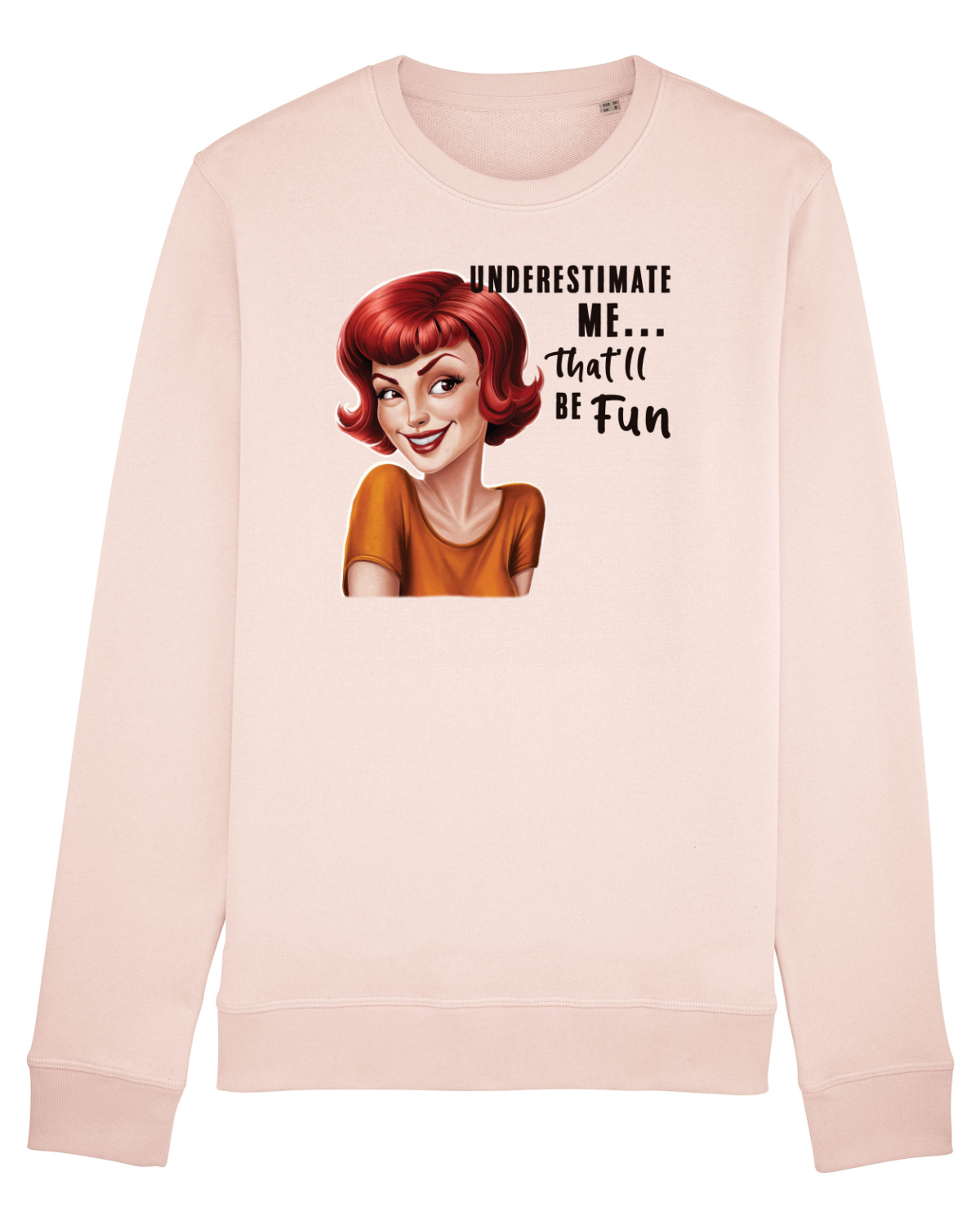 Bluză mânecă lungă Unisex Rise Candy Pink