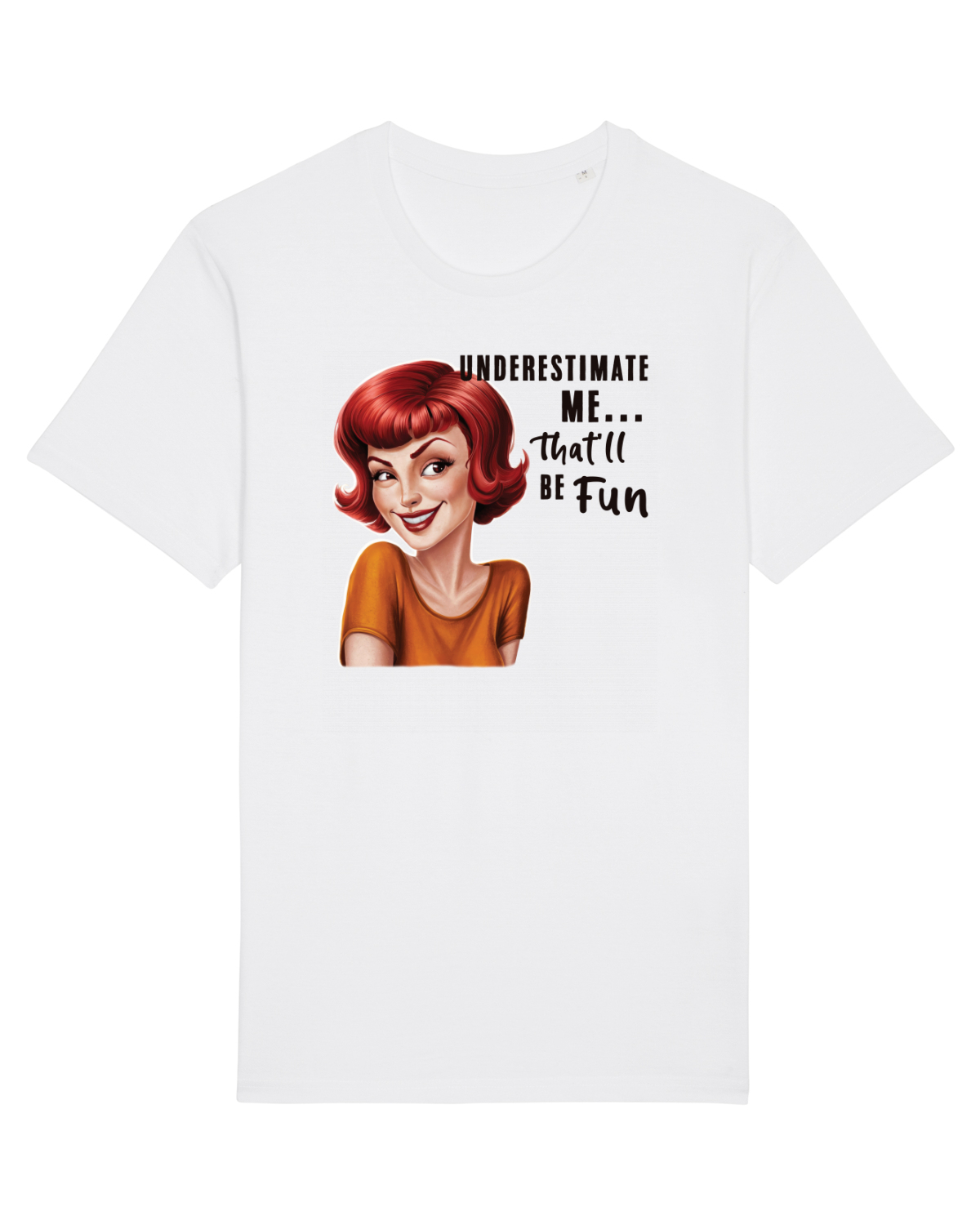 Tricou mânecă scurtă Unisex Rocker White