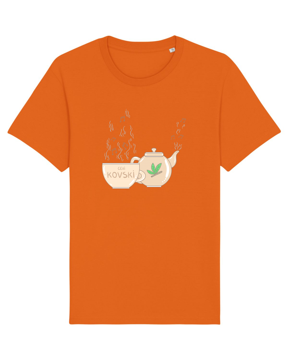 Tricou mânecă scurtă Unisex Rocker Bright Orange