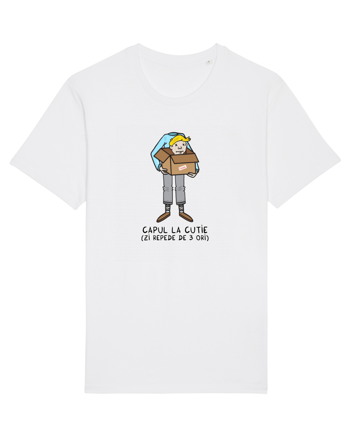 Tricou mânecă scurtă Unisex Rocker White