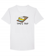 Time's trap Tricou mânecă scurtă guler larg Bărbat Skater