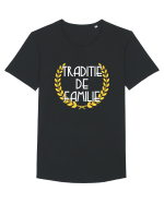 Traditie de Familie Tricou mânecă scurtă guler larg Bărbat Skater
