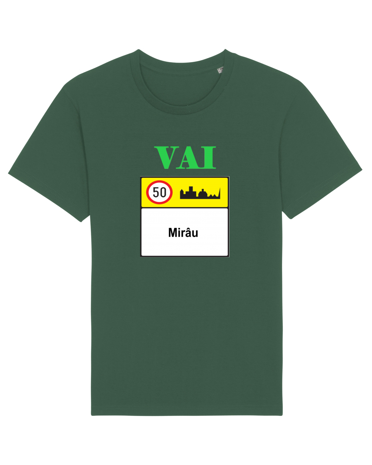 Tricou mânecă scurtă Unisex Rocker Bottle Green