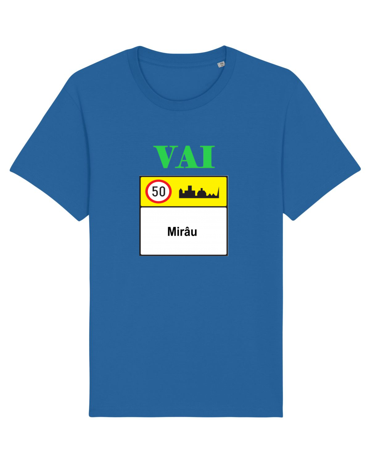 Tricou mânecă scurtă Unisex Rocker Royal Blue
