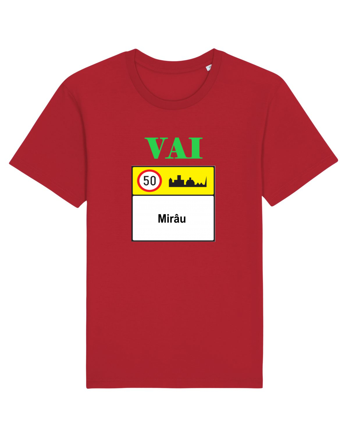 Tricou mânecă scurtă Unisex Rocker Red