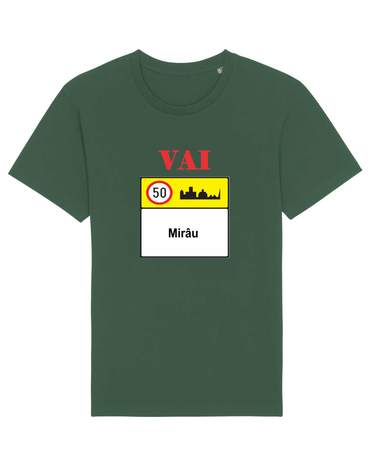Tricou mânecă scurtă Unisex Rocker Bottle Green