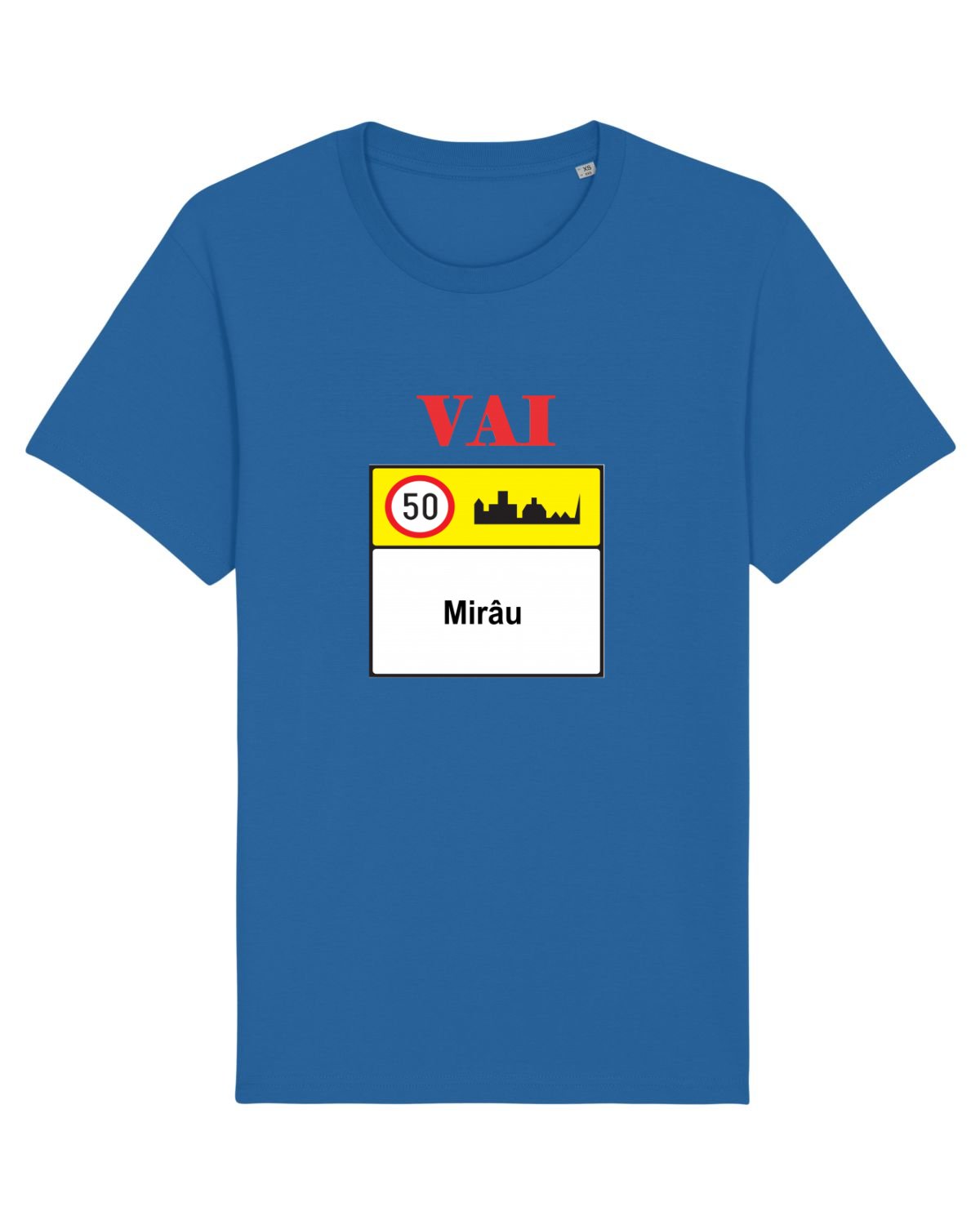 Tricou mânecă scurtă Unisex Rocker Royal Blue
