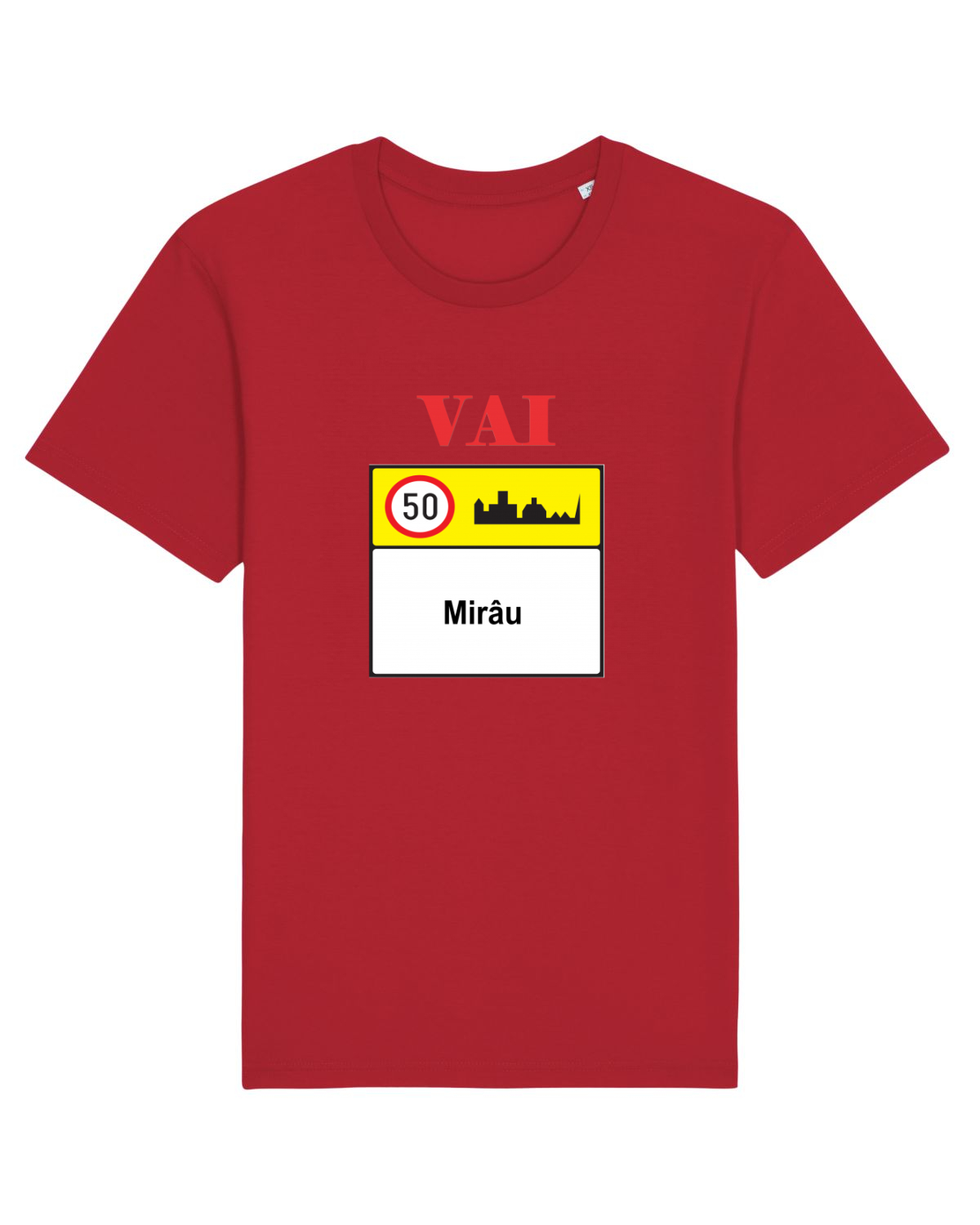 Tricou mânecă scurtă Unisex Rocker Red