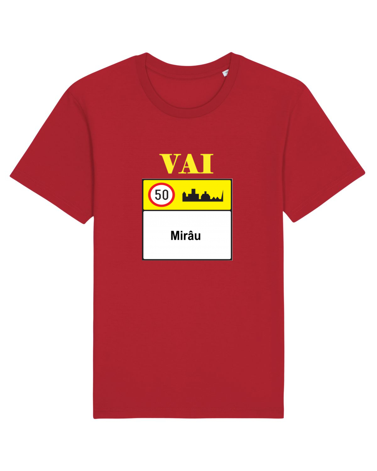 Tricou mânecă scurtă Unisex Rocker Red