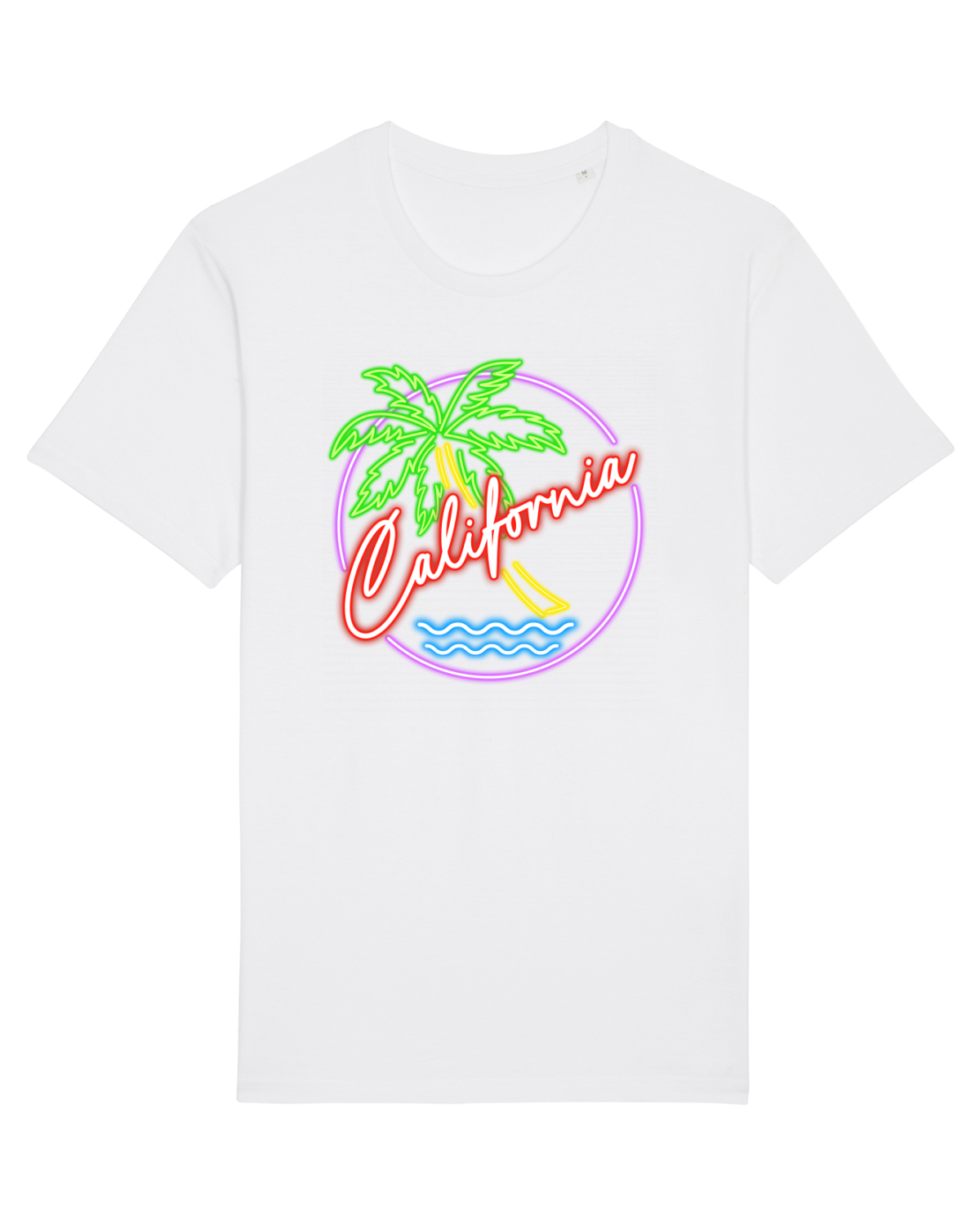 Tricou mânecă scurtă Unisex Rocker White