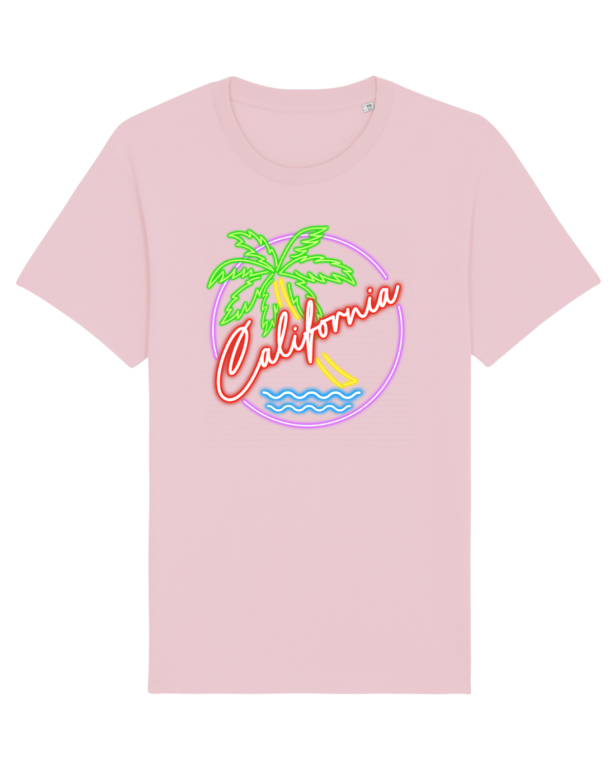 Tricou mânecă scurtă Unisex Rocker Cotton Pink