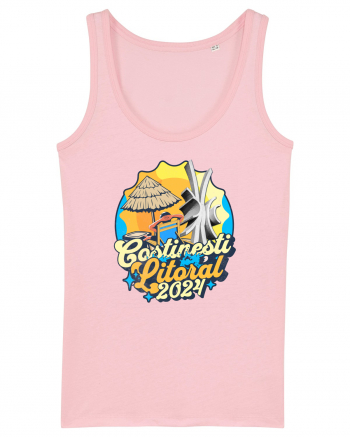 Costinesti Litoral 2024 - tricou numa' bun de luat la plaja Cotton Pink