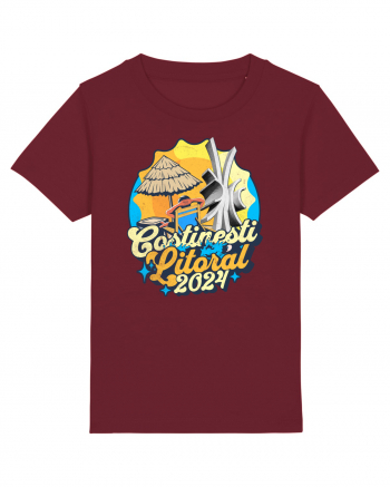 Costinesti Litoral 2024 - tricou numa' bun de luat la plaja Burgundy