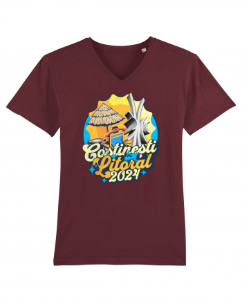 Costinesti Litoral 2024 - tricou numa' bun de luat la plaja Burgundy