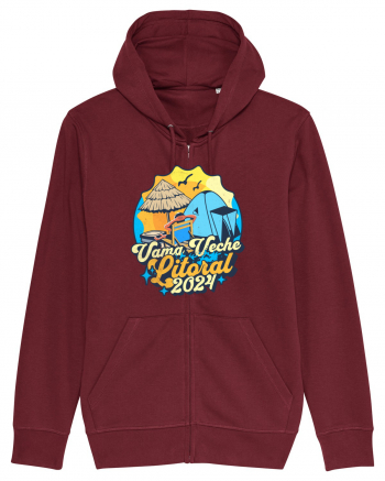 Vama Veche Litoral 2024 - Tricou de vamaiot Burgundy