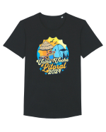 Vama Veche Litoral 2024 - Tricou de vamaiot Tricou mânecă scurtă guler larg Bărbat Skater