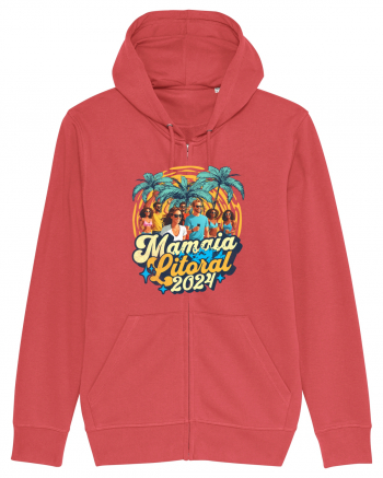 Mamaia Litoral 2024 - Tricou de beach party Carmine Red