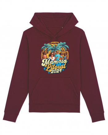 Mamaia Litoral 2024 - Tricou de beach party Burgundy