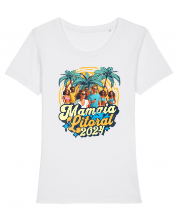 Mamaia Litoral 2024 - Tricou de beach party White