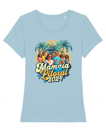 Mamaia Litoral 2024 - Tricou de beach party Sky Blue
