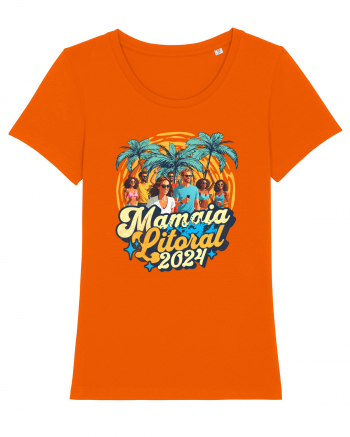 Mamaia Litoral 2024 - Tricou de beach party Bright Orange