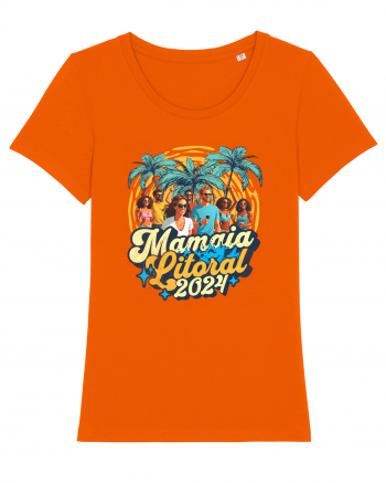 Mamaia Litoral 2024 - Tricou de beach party Bright Orange