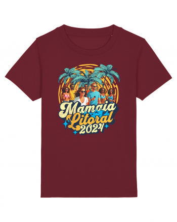 Mamaia Litoral 2024 - Tricou de beach party Burgundy