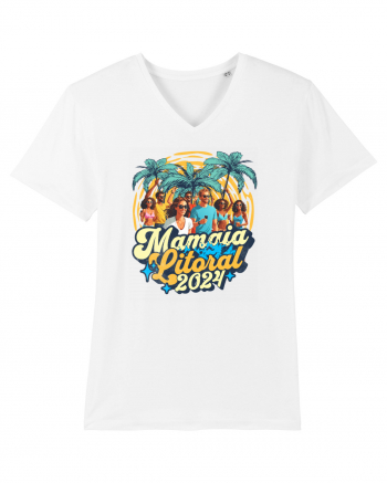 Mamaia Litoral 2024 - Tricou de beach party White