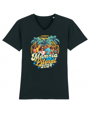 Mamaia Litoral 2024 - Tricou de beach party Black