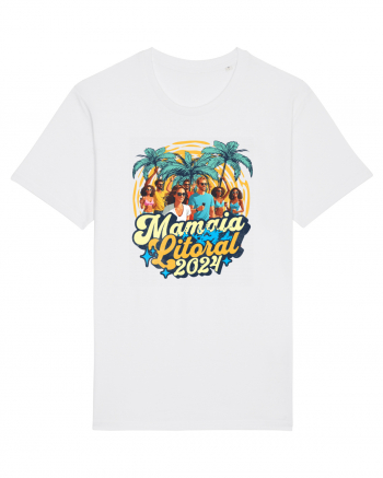 Mamaia Litoral 2024 - Tricou de beach party White