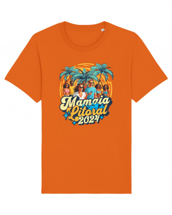 Mamaia Litoral 2024 - Tricou de beach party Bright Orange