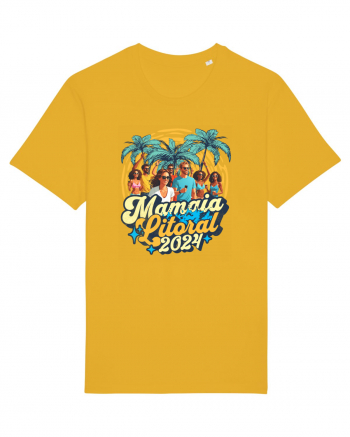 Mamaia Litoral 2024 - Tricou de beach party Spectra Yellow