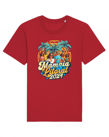 Mamaia Litoral 2024 - Tricou de beach party Red