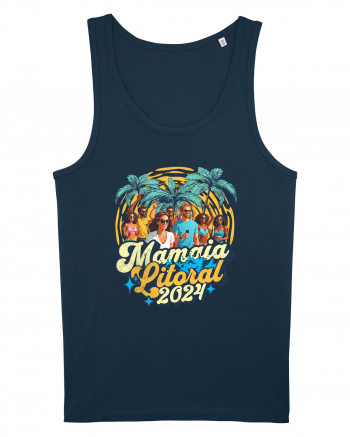 Mamaia Litoral 2024 - Tricou de beach party Navy