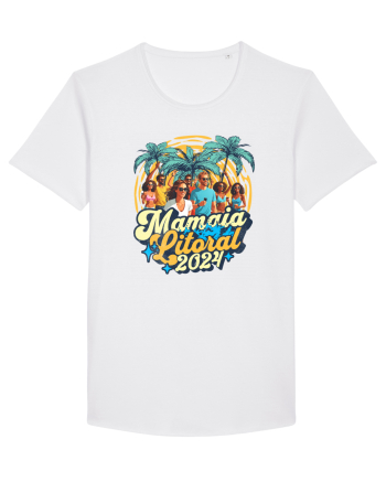 Mamaia Litoral 2024 - Tricou de beach party White