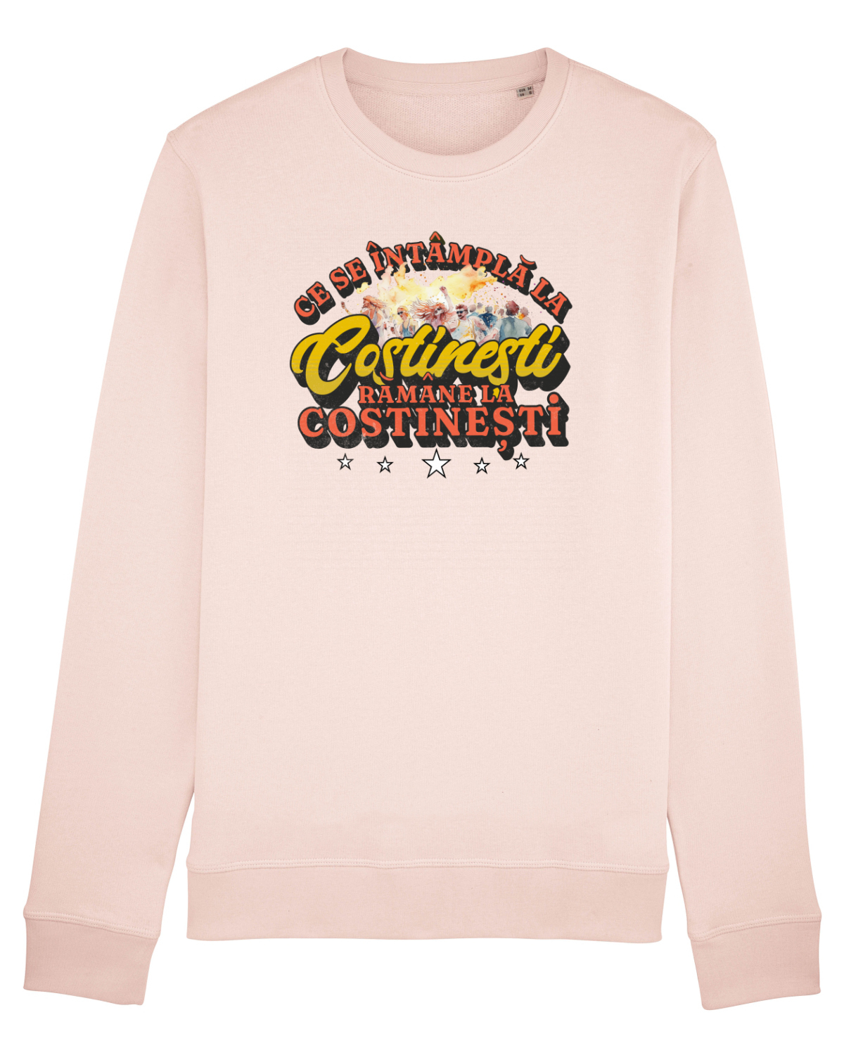 Bluză mânecă lungă Unisex Rise Candy Pink